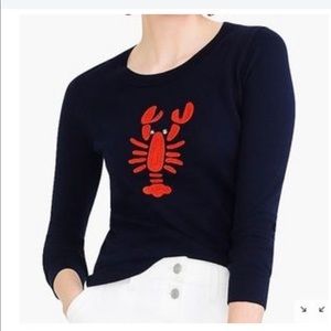 J Crew Lobster Sweater small